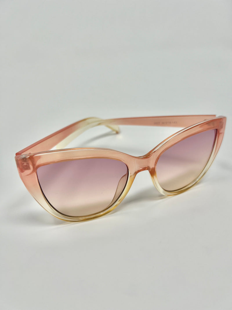 Pink and Gold Ombre Sunglasses