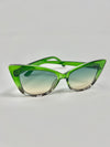 Green Cat Eye Sunglasses