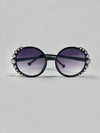 Girls Pearl Round Frame Sunglasses