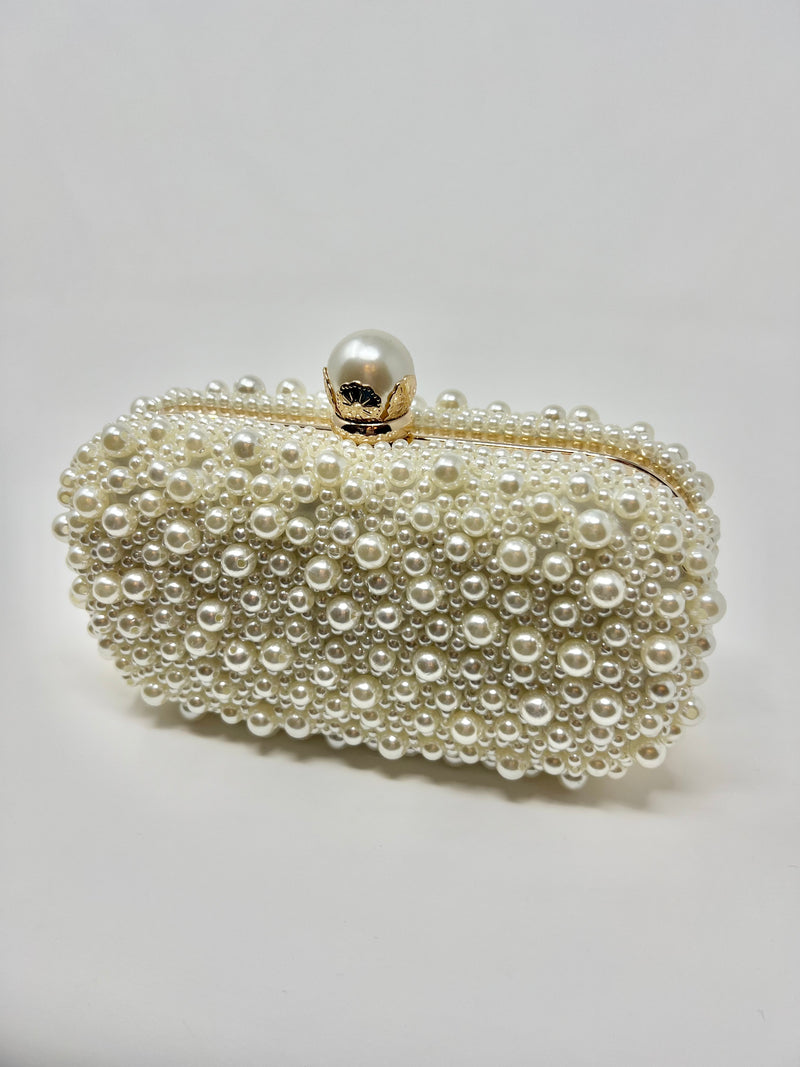 Pearl Evening Bag (Gold-tone)