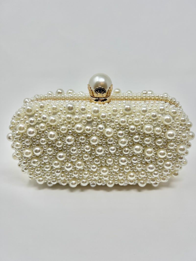 Pearl Evening Bag (Gold-tone)