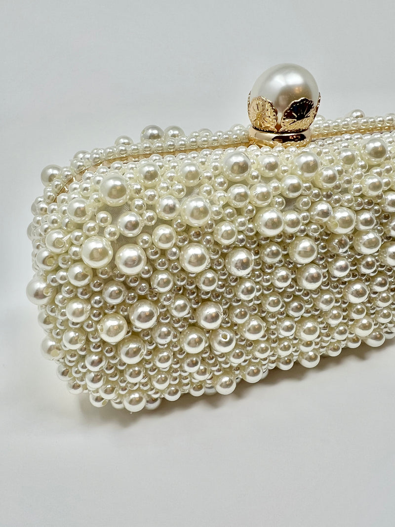 Pearl Evening Bag (Gold-tone)