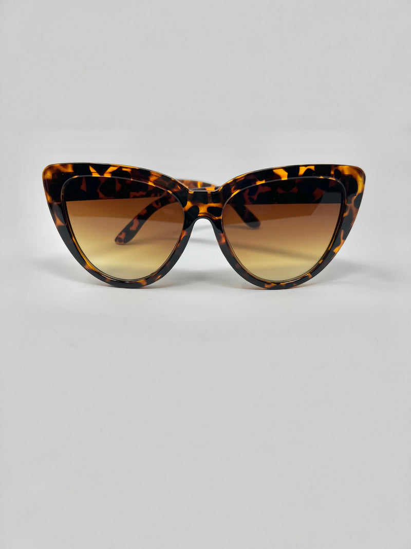 Brown Cat Eye Sunglasses