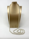 Long Pearl Strand Necklace