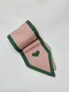 Pink and Green Reversible Scarf