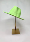 Pink and Green Fedora Hat