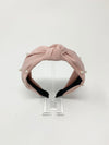 Pearl Knotted Headband - Pink