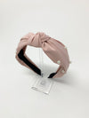 Pearl Knotted Headband - Pink