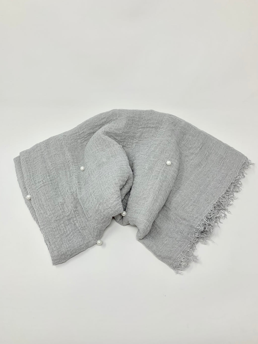 Grey Pearl Scarf